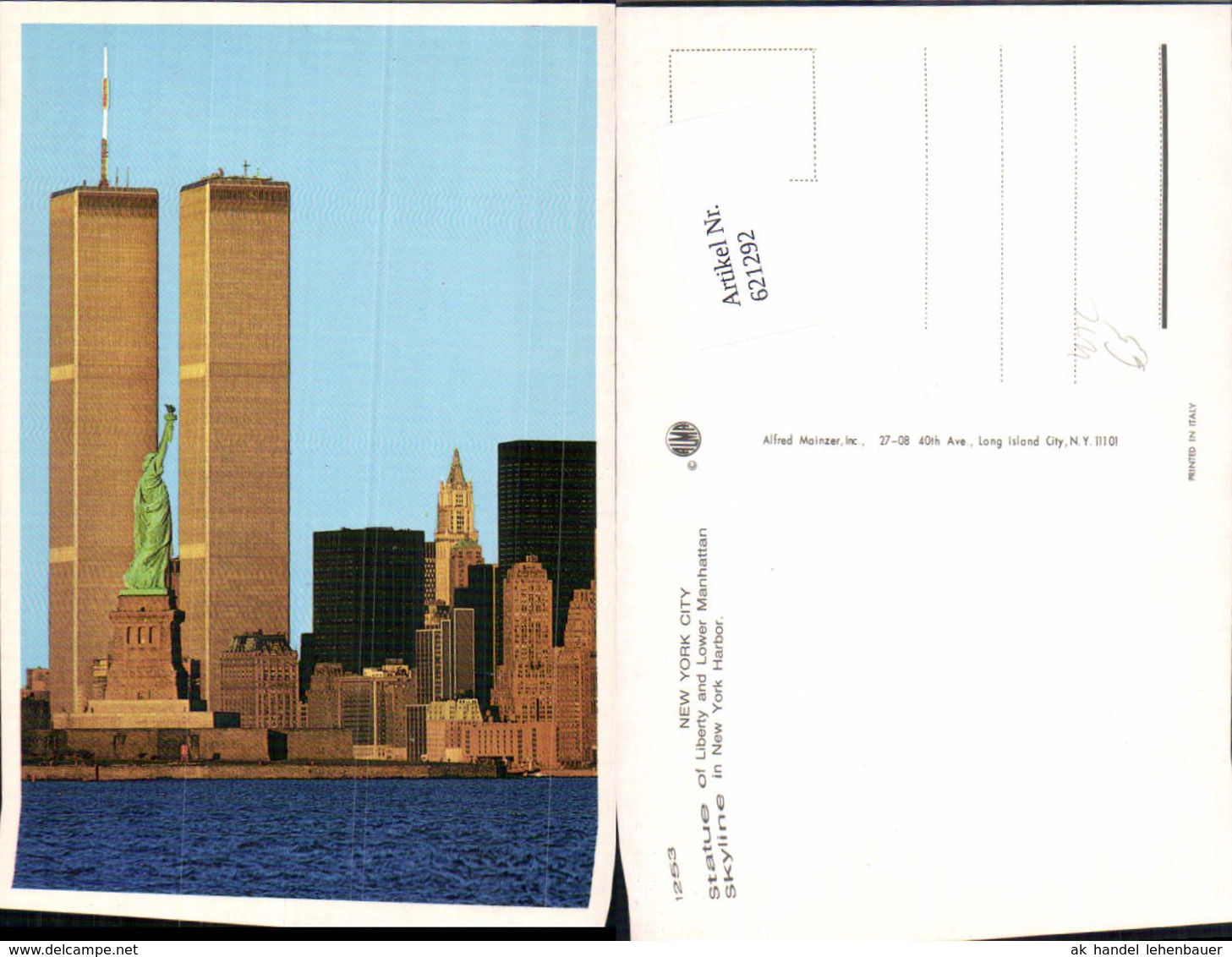 621292,New York City Manhattan World Trade Center WTC Antique Original Postcard - Sonstige & Ohne Zuordnung