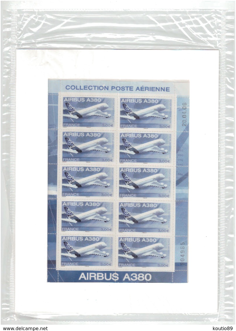 Feuille AIRBUS A 380 - Feuilles Complètes