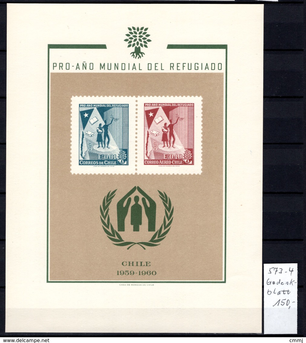 1960 -  CILE -  Mi. Nr.  BF 573/574 - NH - (AS2302.3) - Chile