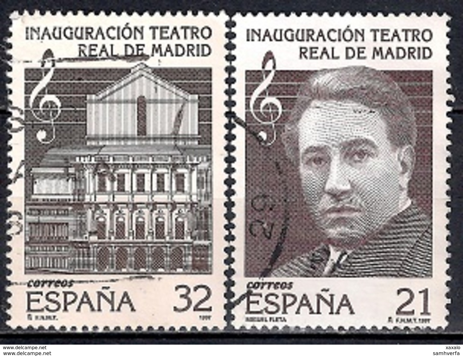 Spain 1997 - Reopening Of The Madrid Royal Theatre - Usados