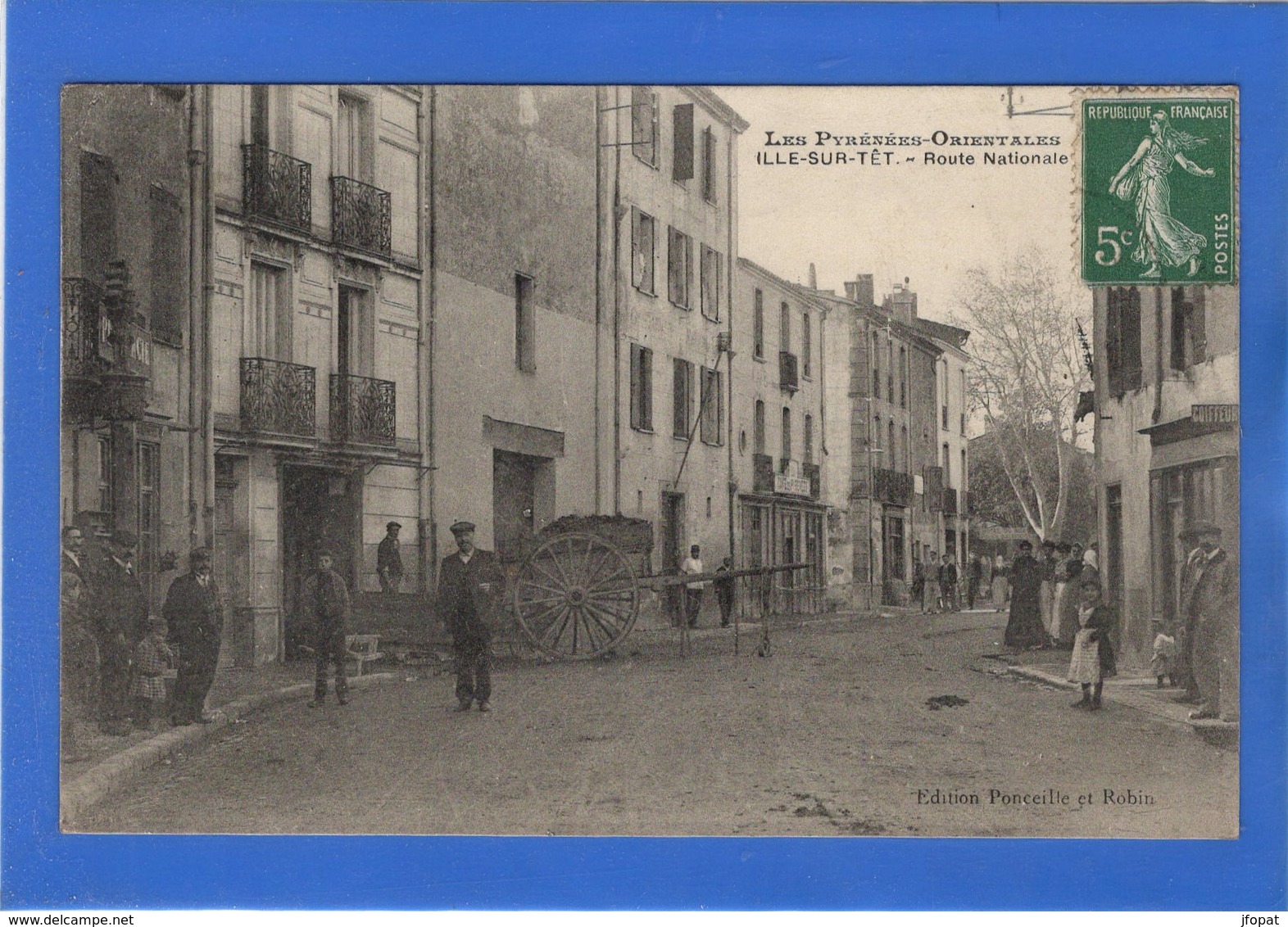 66 PYRENEES ORIENTALES - ILLE SUR TÊT Route Nationale (voir Descriptif) - Otros & Sin Clasificación