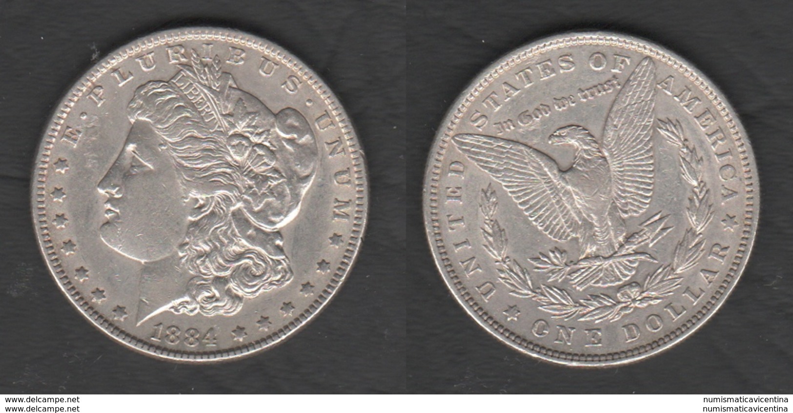 USA Dollaro 1884 Morgan Dollar United States Of America Silver Dollars - 1878-1921: Morgan