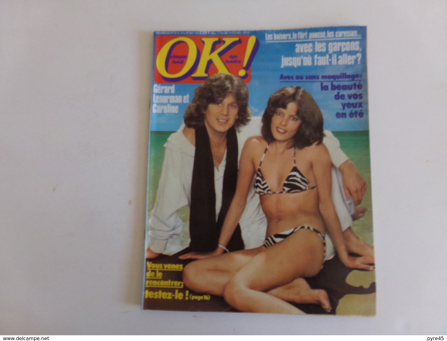 Revue " Ok Age Tendre " N° 135, 1978, Serge Lama, Henri Salvador, Sheila,... - People