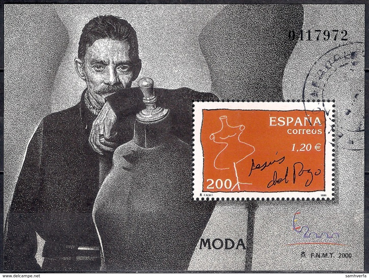 Spain 2000 - International Philatelic Exhibition ESPANA 2000, Madrid - Jesús Del Pozo - Usados