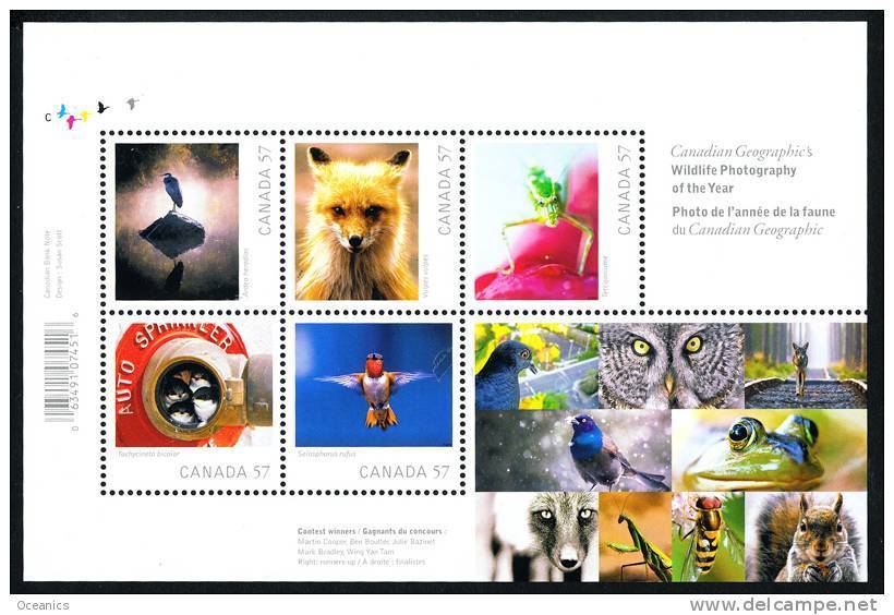 Canada (Scott No.2388 - Année De La Faune / Wildlife Year) [**] BF / SS - Neufs