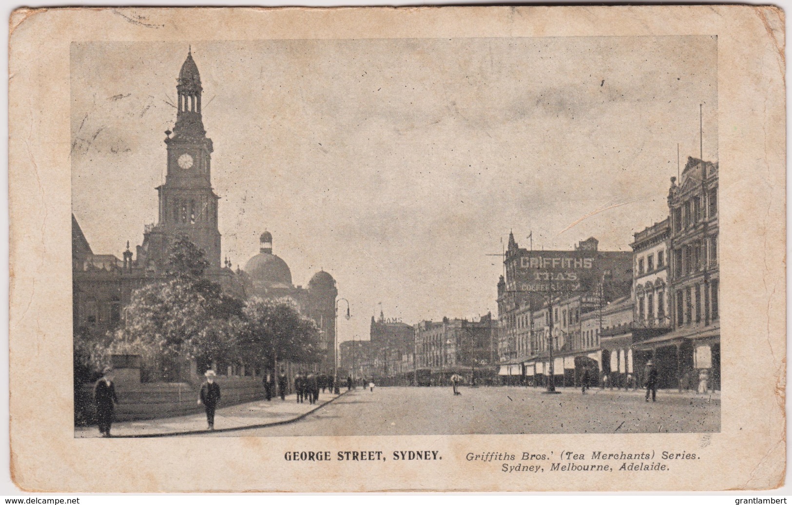 George Street, Sydney, New South Wales Advice Card, Posted 1906 From Bowral, NSW With Stamp - Sydney