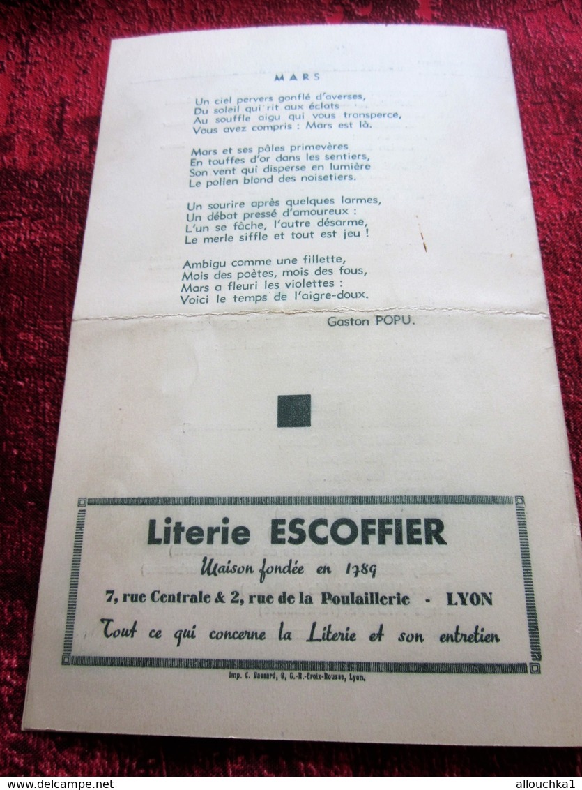 1948 OPÉRA-THÉÂTRE DE LYON PROGRAMME-GALA ANNUEL SOUS PRESIDENCE PRESIDENT HERRIOT MAIRE DE LYON AMIS CHANSON MUSIQUE - Programas