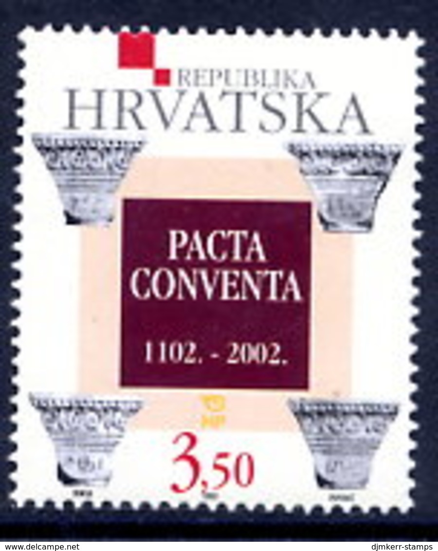 CROATIA 2002 Union Of Croatia And Hungary MNH / **.  Michel 632 - Croatia