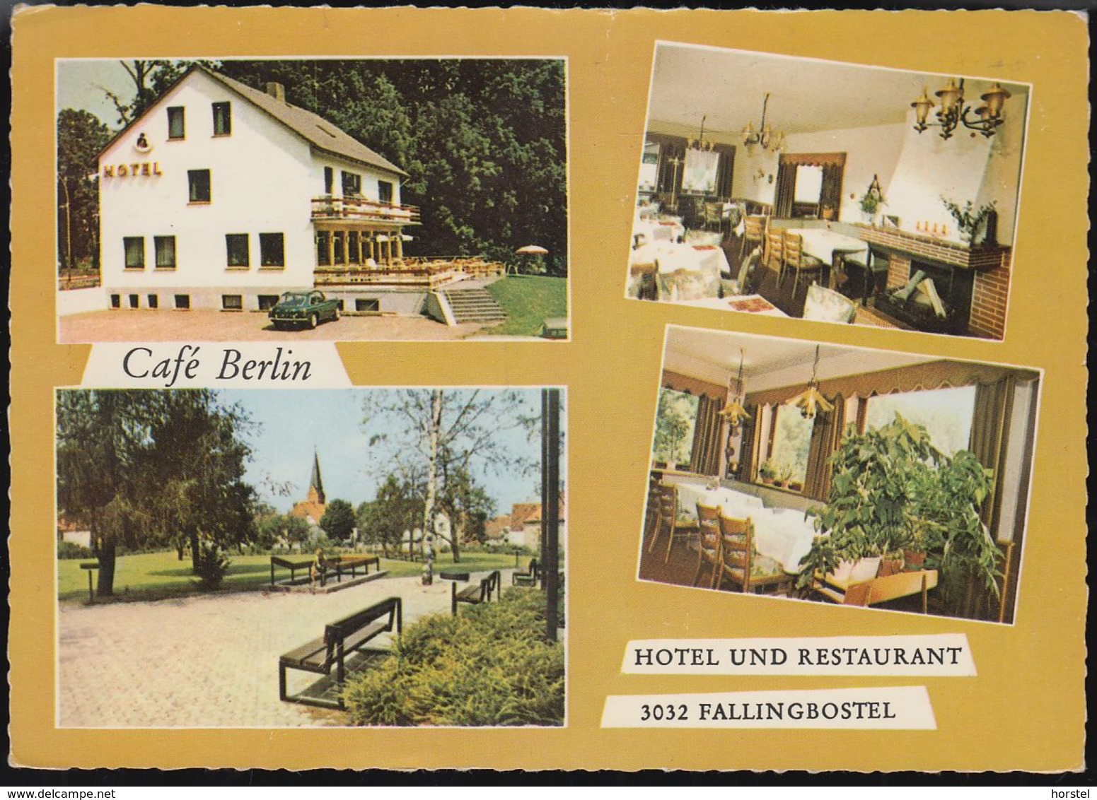 D-29683 Bad Fallingbostel - Cafe Berlin - Hotel - Restaurant - Sportcar MG ? - Fallingbostel