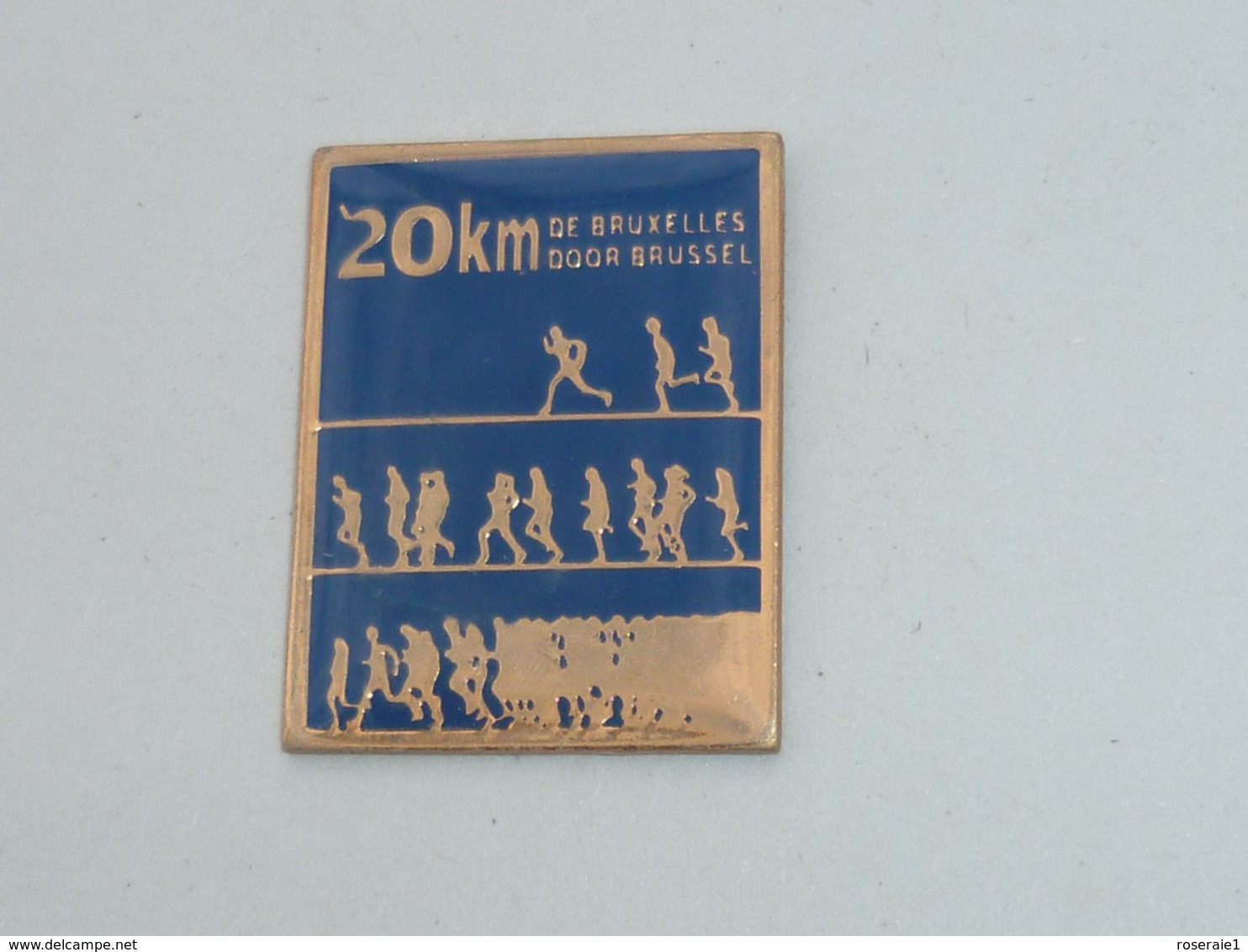 Pin's ATHLETISME, 20 KM DE BRUXELLES - Athlétisme