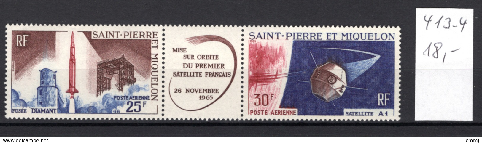 1966 -  ST.PIERRE ET MIQUELON -  Mi. Nr.  413/414 - NH - (AS2302.4) - Nuovi