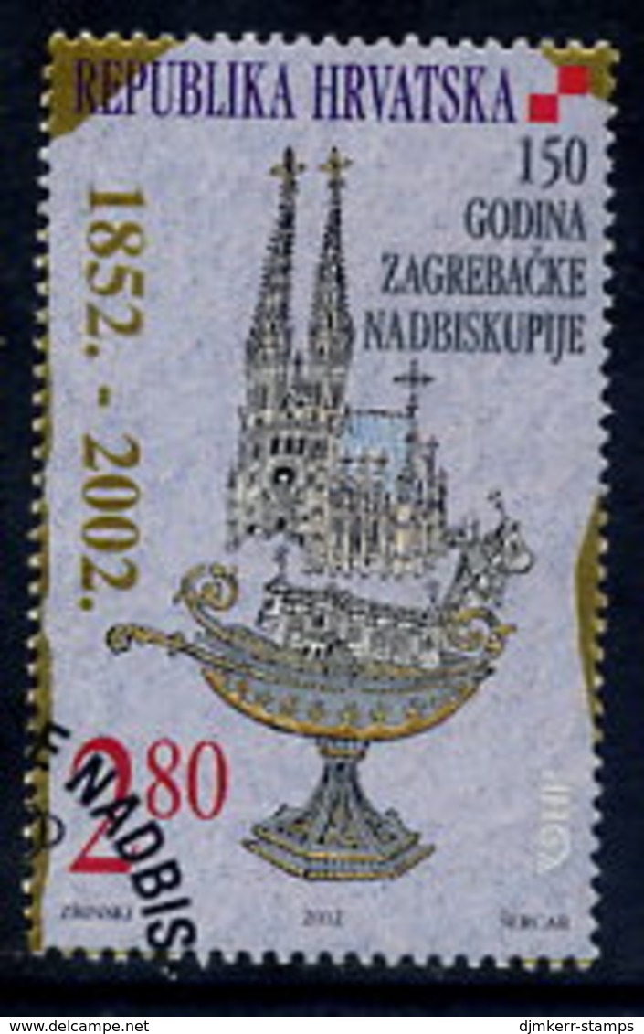 CROATIA 2002 Zagreb Archbishopric Used.  Michel 630 - Croatia