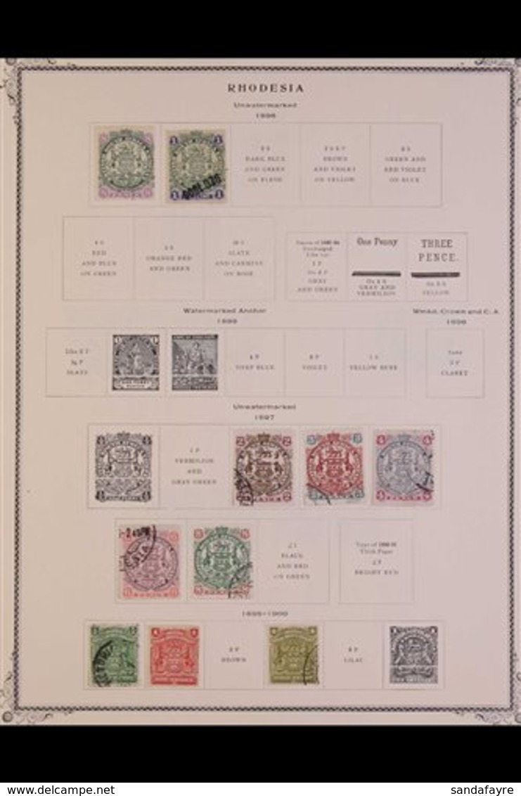 BRITISH COMMONWEALTH - THE RHODESIAS A Clean And Useful Mint Or Used Collection On Pages, Incl. 1905 Falls 2½d And 1s Mi - Other & Unclassified