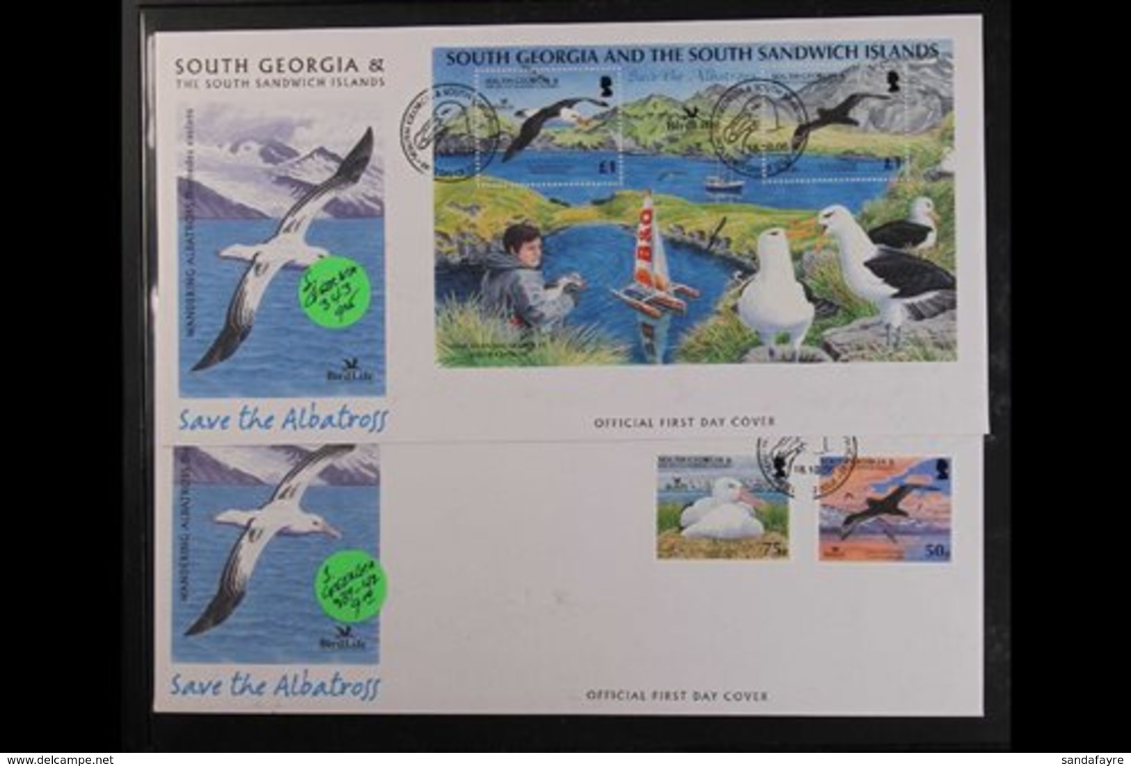 BIRDS FIRST DAY COVERS - MASSIVE 1964-2008 Collection / Accumulation Housed In Five Volumes Plus Quantity In A Box, Appe - Zonder Classificatie