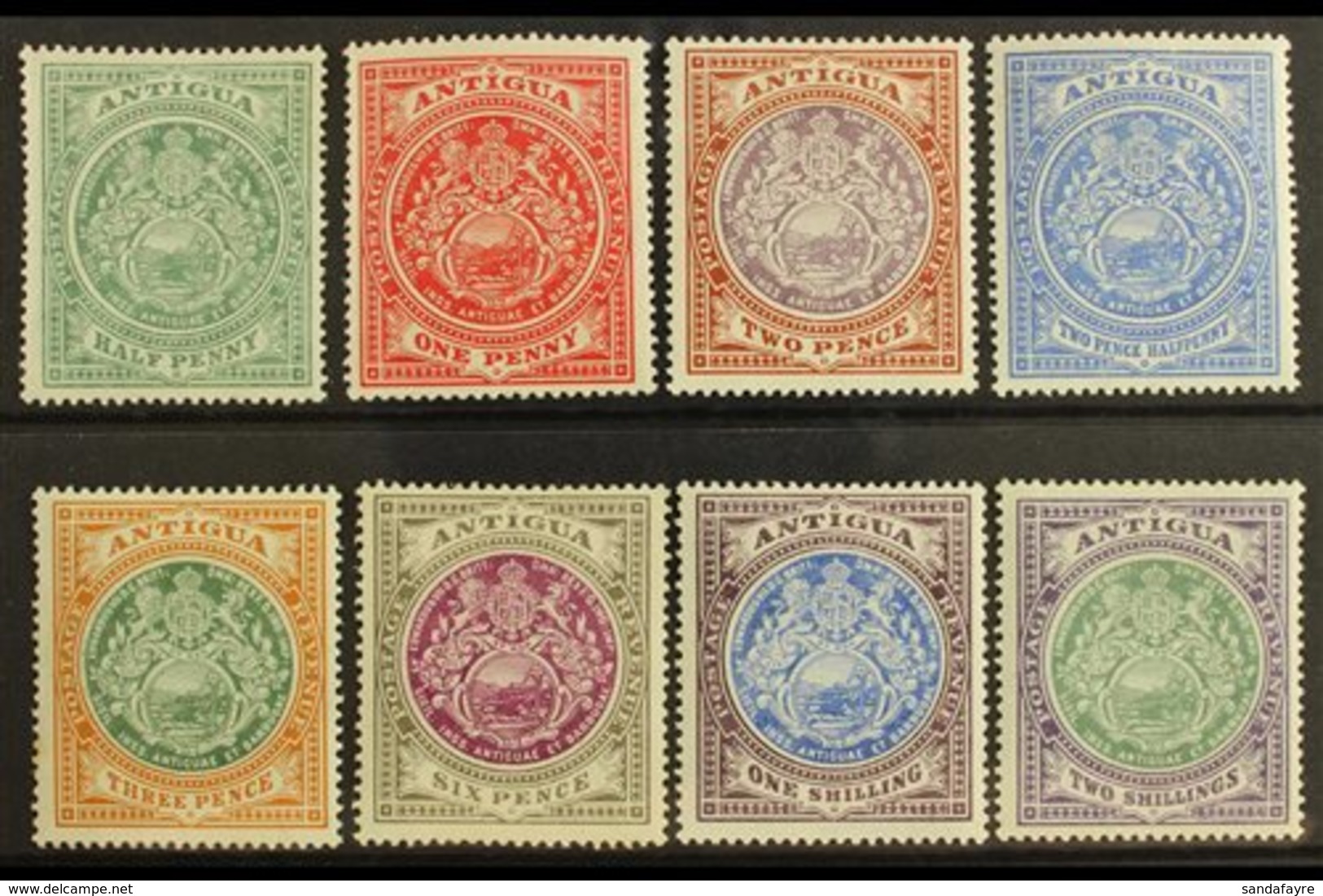 1908 - 17 Badge Of The Colony Set Complete, SG 41/50, Very Fine And Fresh Mint. (8 Stamps) For More Images, Please Visit - Andere & Zonder Classificatie