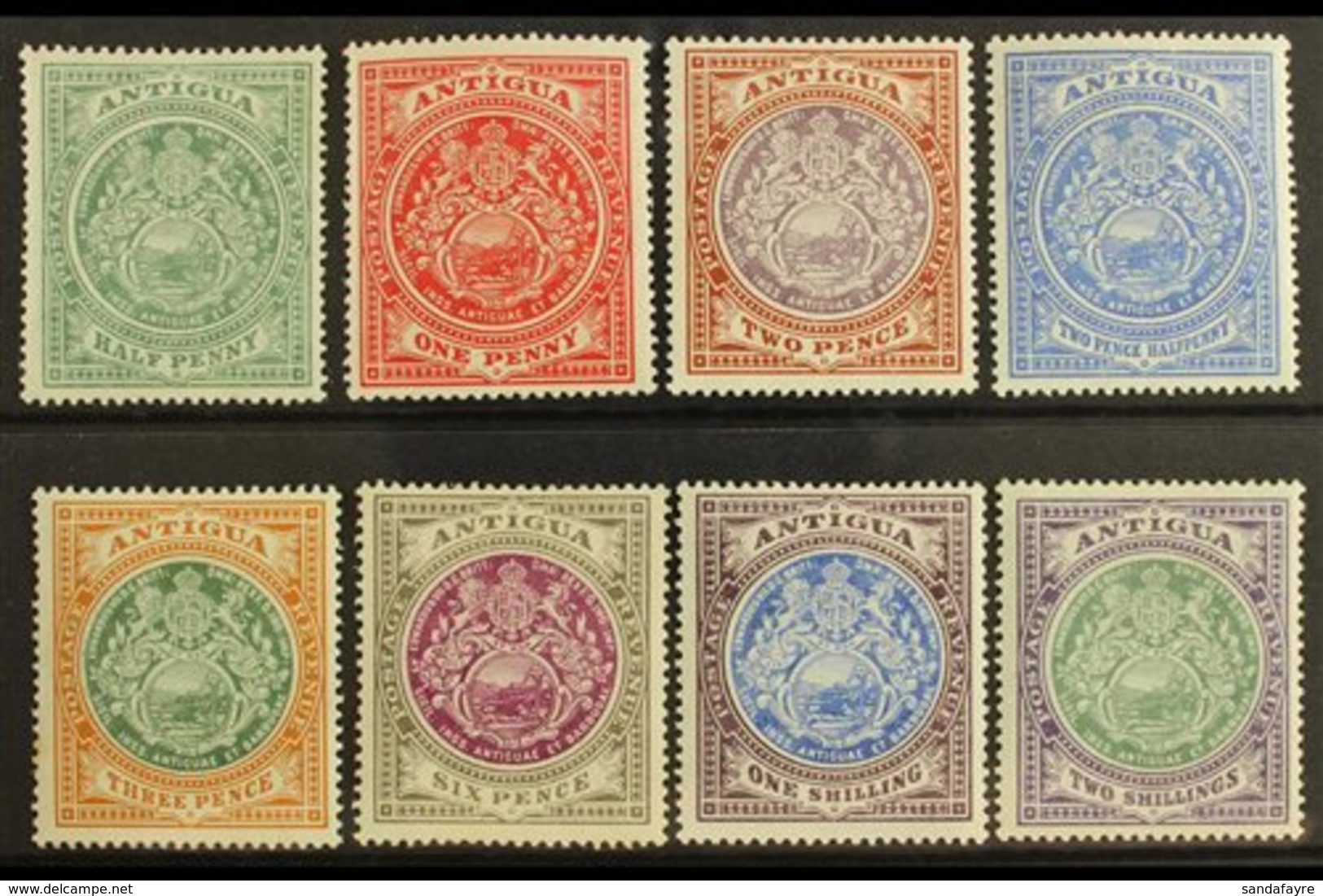1908 - 17 Badge Of The Colony Set Complete, SG 41/50, Very Fine And Fresh Mint. (8 Stamps) For More Images, Please Visit - Other & Unclassified