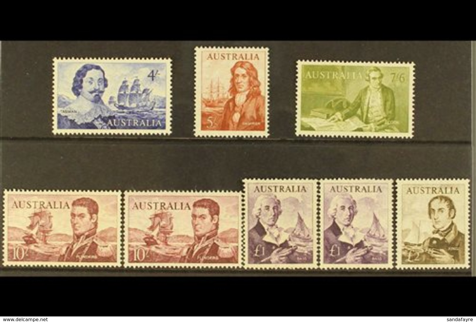 1963-65 Explorer Set Plus White Paper Variants, SG 355/60, Never Hinged Mint (8 Stamps) For More Images, Please Visit Ht - Autres & Non Classés