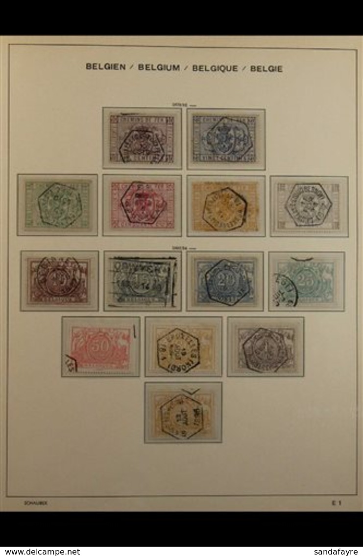 RAILWAY PARCEL STAMPS 1879-1982 Extensive Mint And Used Collection In An Album With Dedicated Pages, Includes 1879-82 Se - Andere & Zonder Classificatie