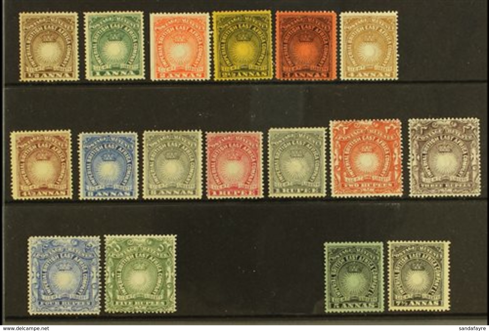 1895 Light & Liberty Range, SG 4/9, SG 11/19 & SG 29/30. Mint (17 Stamps) For More Images, Please Visit Http://www.sanda - Brits Oost-Afrika