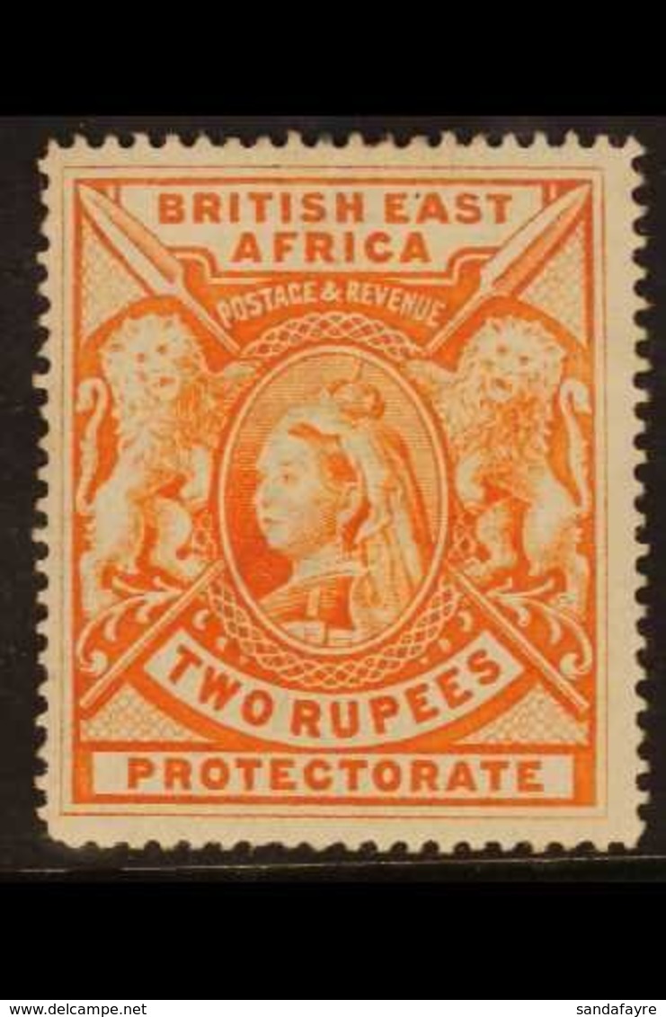 1897 2r Orange, SG 93, Mint, Cat £150 For More Images, Please Visit Http://www.sandafayre.com/itemdetails.aspx?s=648524 - Brits Oost-Afrika