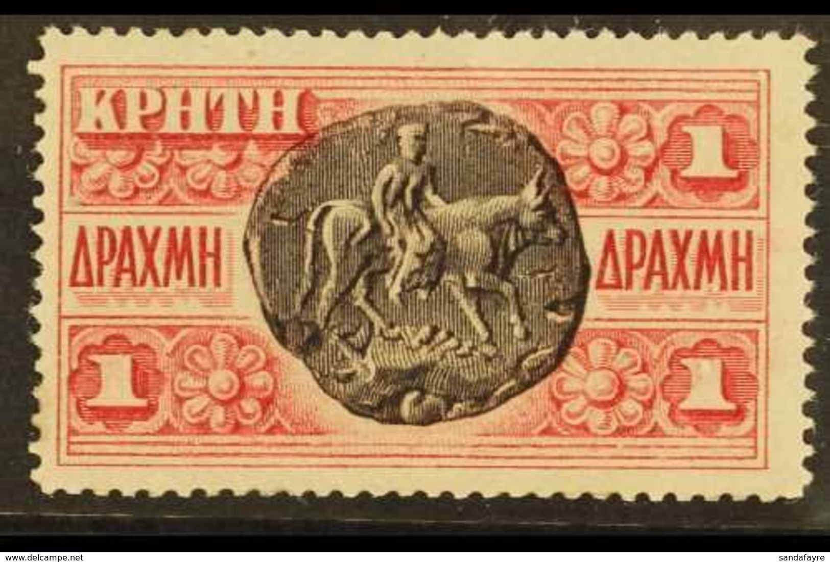 1905 1d Sepia And Carmine, SG 27 Or Karamitsos 30, Never Hinged Mint. For More Images, Please Visit Http://www.sandafayr - Other & Unclassified