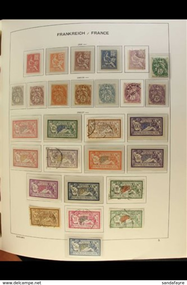 1900-1959 COMPREHENSIVE MINT COLLECTION Just A Handful Of Spaces Seen On These Printed Pages, "Blanc" & "Mouchon" Types  - Andere & Zonder Classificatie