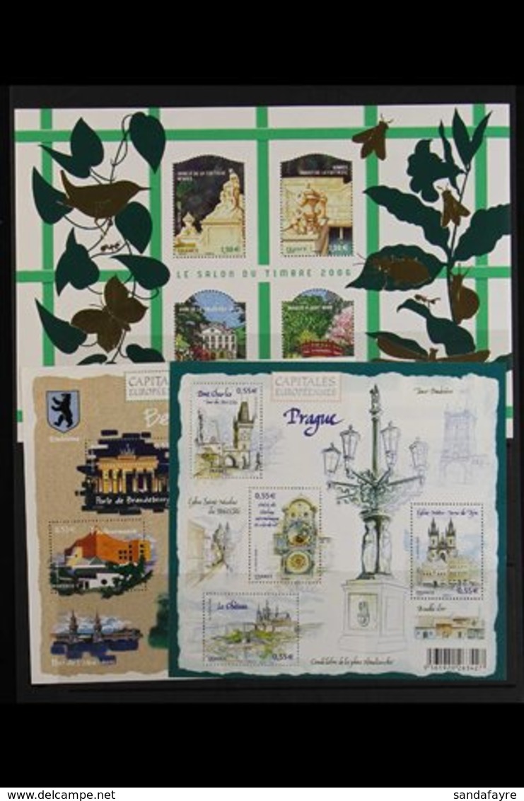 2005-2016 MINIATURE SHEETS AND SHEETLETS All Different Never Hinged Mint. Includes 2006 And 2014 "Salon Du Timbre". Love - Andere & Zonder Classificatie