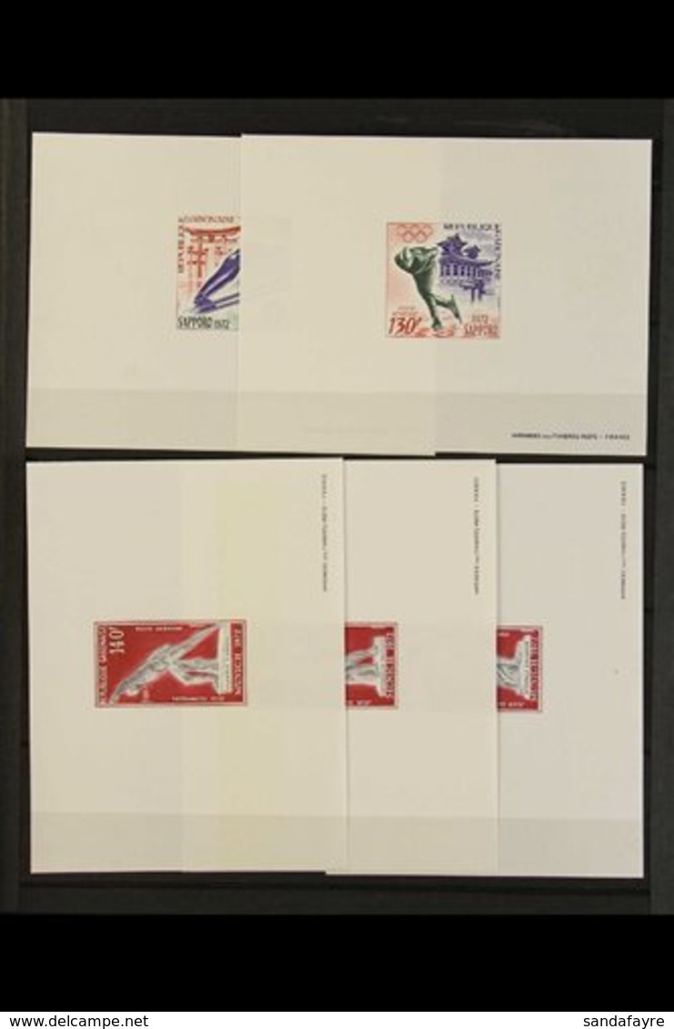 1962-1972 EPREUVES DE LUXE Very Fine ALL DIFFERENT COLLECTION. A Wonderful Array Of Postage And Air Post Issues. Include - Other & Unclassified