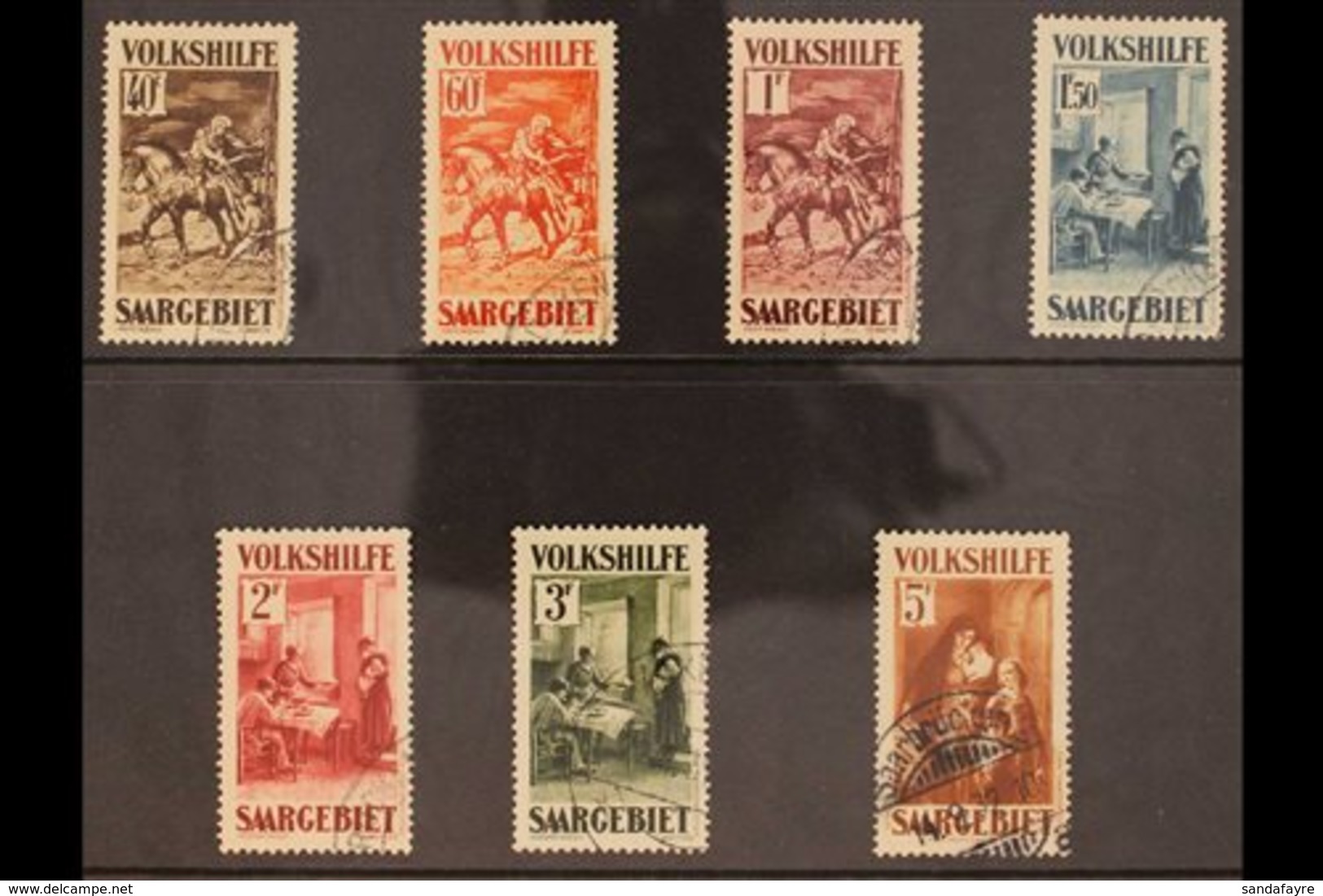 1931 (23 Dec) Christmas Charity Complete Set (Mi 151/57, SG 150/56), Very Fine Used. (7 Stamps) For More Images, Please  - Otros & Sin Clasificación