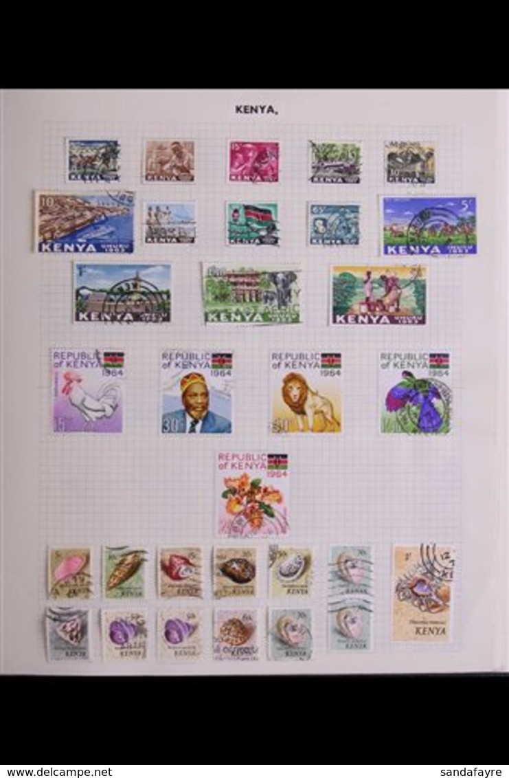 1963-2008 FINE USED COLLECTION. An Attractive, Chiefly ALL DIFFERENT, Very Fine Used Collection Of Issues & Miniature Sh - Kenya (1963-...)