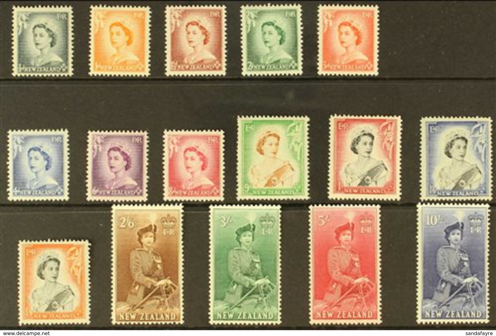 1953 Definitive Set, SG 723/36, Never Hinged Mint (16 Stamps) For More Images, Please Visit Http://www.sandafayre.com/it - Other & Unclassified