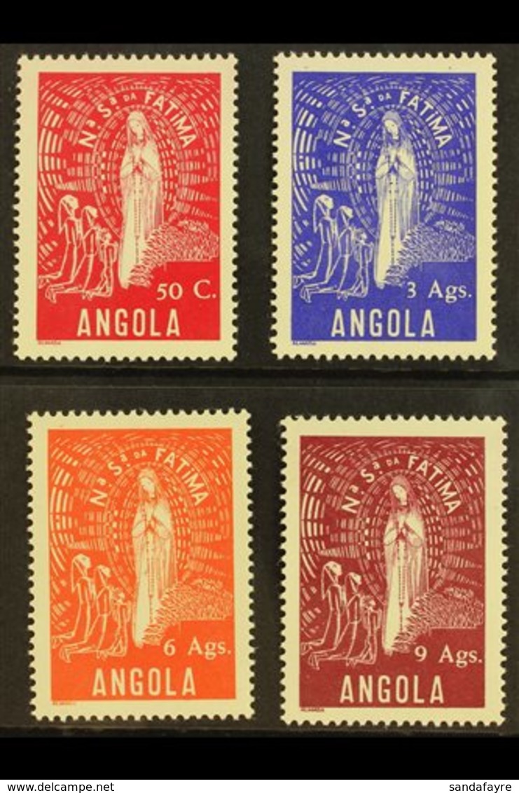 ANGOLA 1948 Our Lady Fatima Complete Set (SG 434/37, Afinsa 302/05), Never Hinged Mint, Fresh. (4 Stamps) For More Image - Other & Unclassified