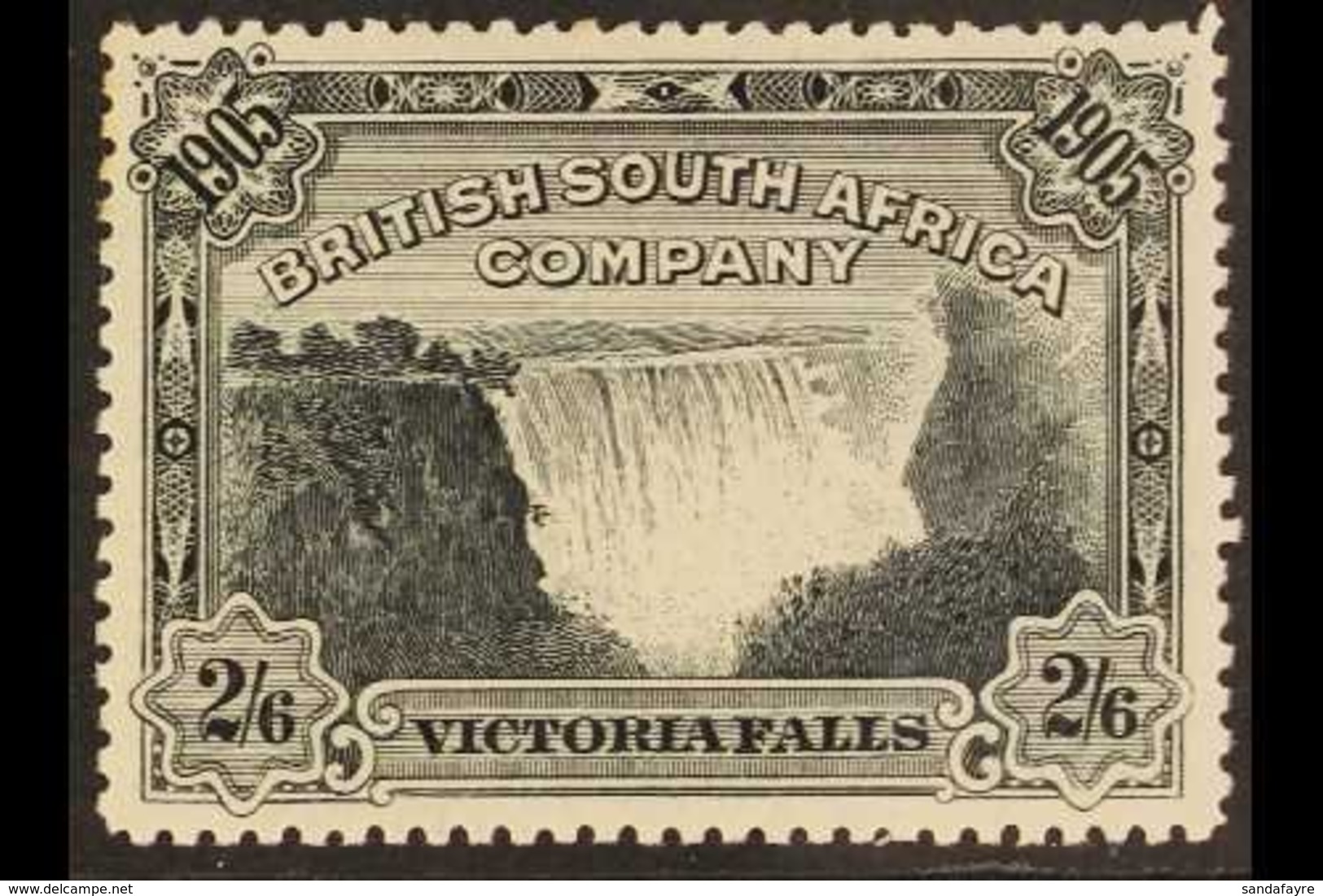 1905 2s6d Black, Opening Victoria Falls Bridge, SG 98, Fine Mint. For More Images, Please Visit Http://www.sandafayre.co - Autres & Non Classés