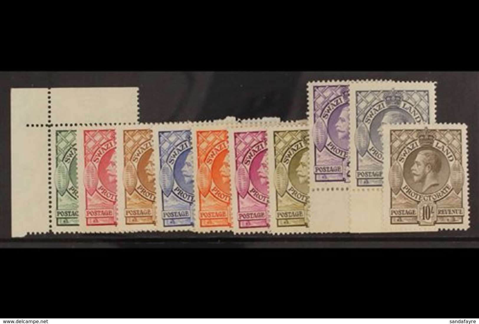 1933 Geo V Set Complete, SG 11/20, Very Fine Never Hinged Mint. (10 Stamps) For More Images, Please Visit Http://www.san - Swaziland (...-1967)