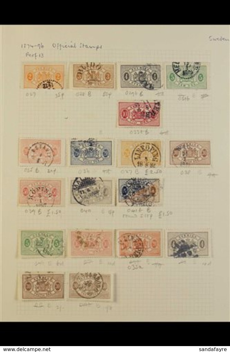 1855-1956 VALUABLE ALL DIFFERENT COLLECTION CAT £1750+. A Mostly Used Collection Presented Neatly On A Series Of Senator - Andere & Zonder Classificatie