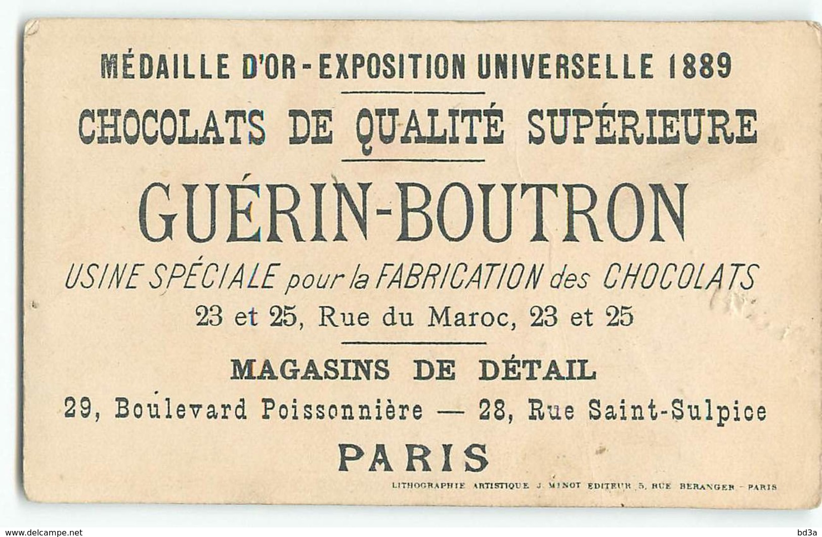 CHROMO - CHOCOLAT GUERIN BOUTRON - MILITAIRE - Guerin Boutron