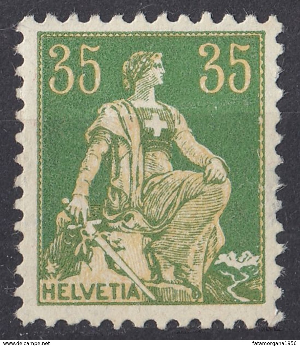 HELVETIA - SUISSE - SVIZZERA - 1908 -  Yvert 122 Nuovo MH. - Nuovi