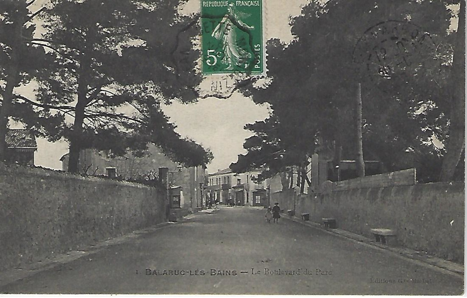 Balaruc-bd Du Parc-convoyeurmontbazin-gigean à Cette-1908 - Autres & Non Classés