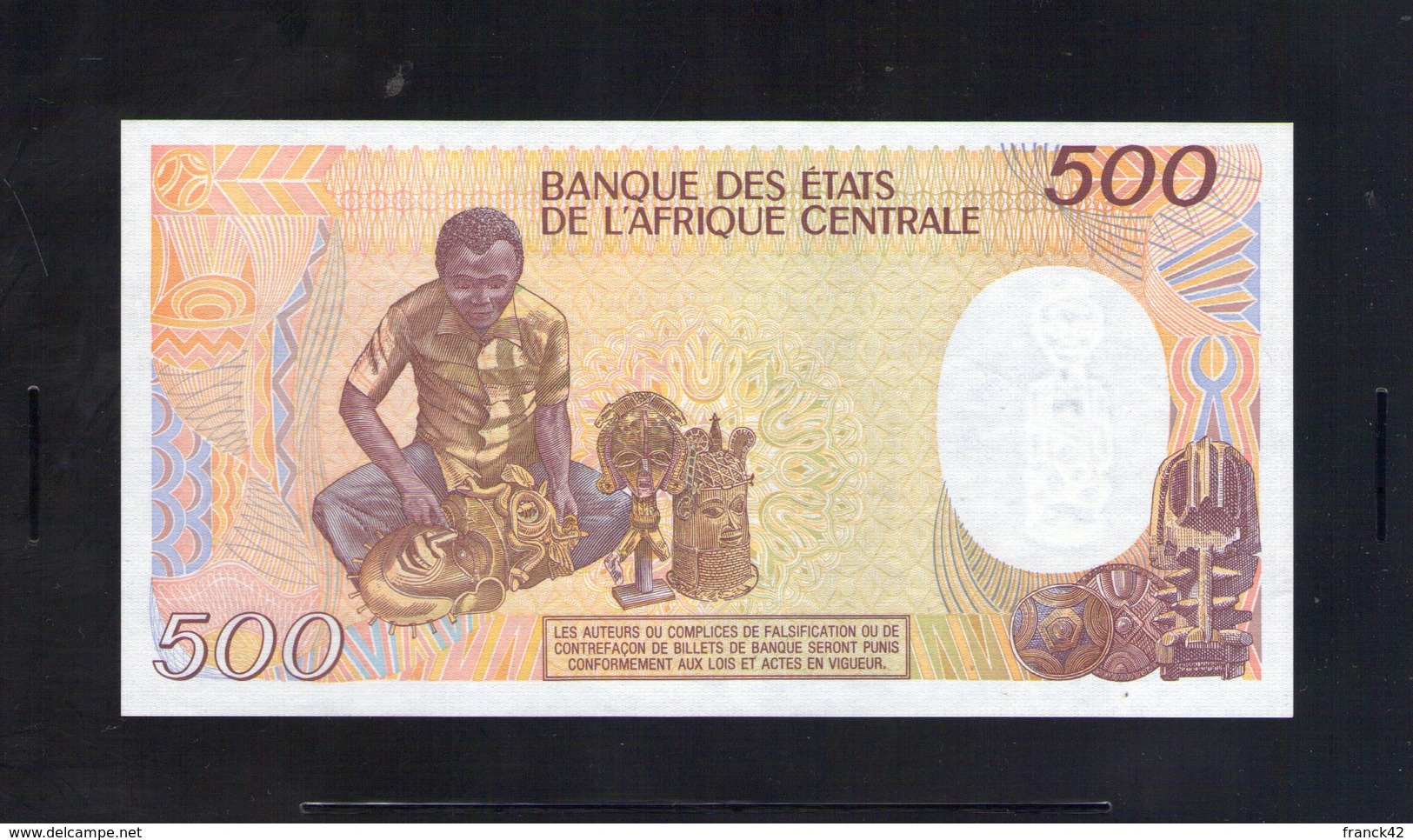 Tchad. 500 Francs 1990 - Tchad