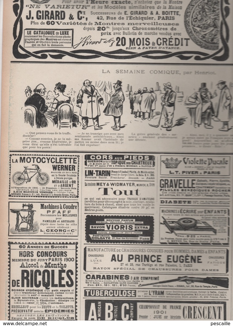 L'ILLUSTRATION 21 12 1901 NUMERO DE NOËL - CONTES BOUDDHIQUE ET FRANCAIS - VOYAGE EN EGYPTE - - L'Illustration