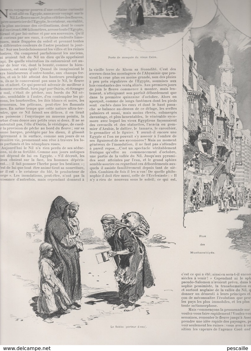 L'ILLUSTRATION 21 12 1901 NUMERO DE NOËL - CONTES BOUDDHIQUE ET FRANCAIS - VOYAGE EN EGYPTE -