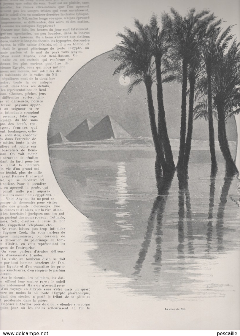 L'ILLUSTRATION 21 12 1901 NUMERO DE NOËL - CONTES BOUDDHIQUE ET FRANCAIS - VOYAGE EN EGYPTE -