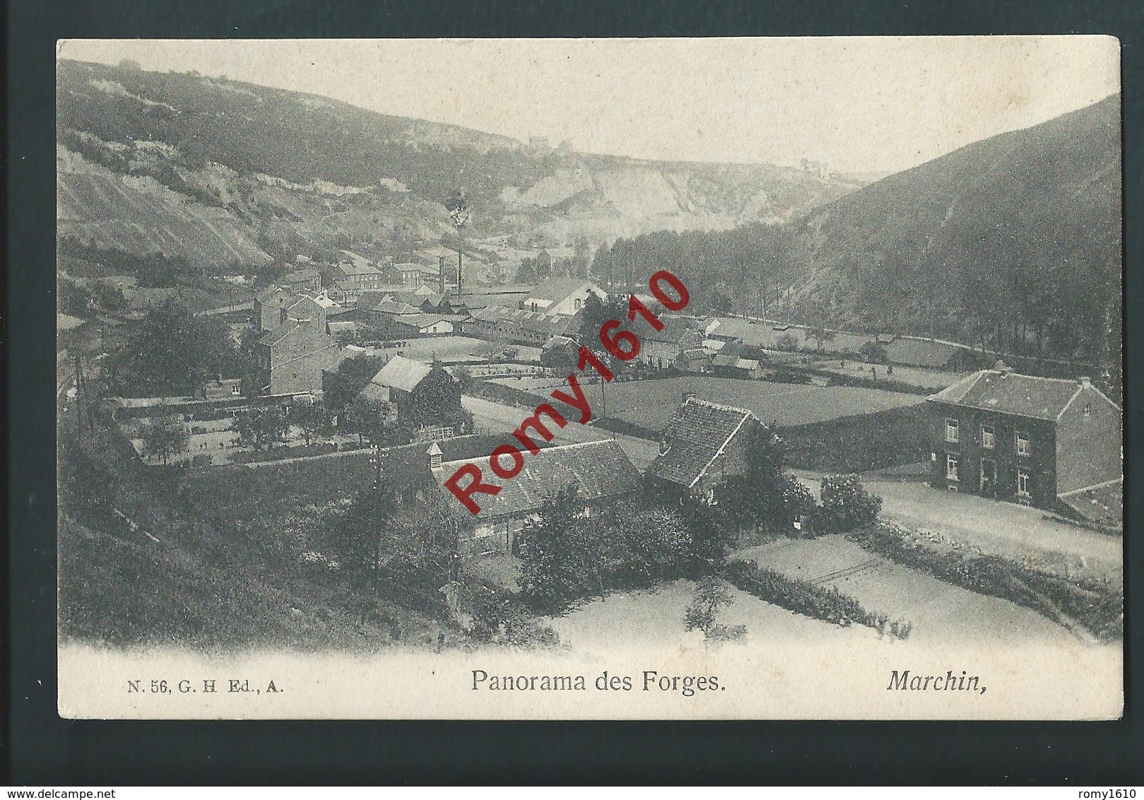 Panorama Des Forges - Marchin. N°56.  2 Scans. - Marchin