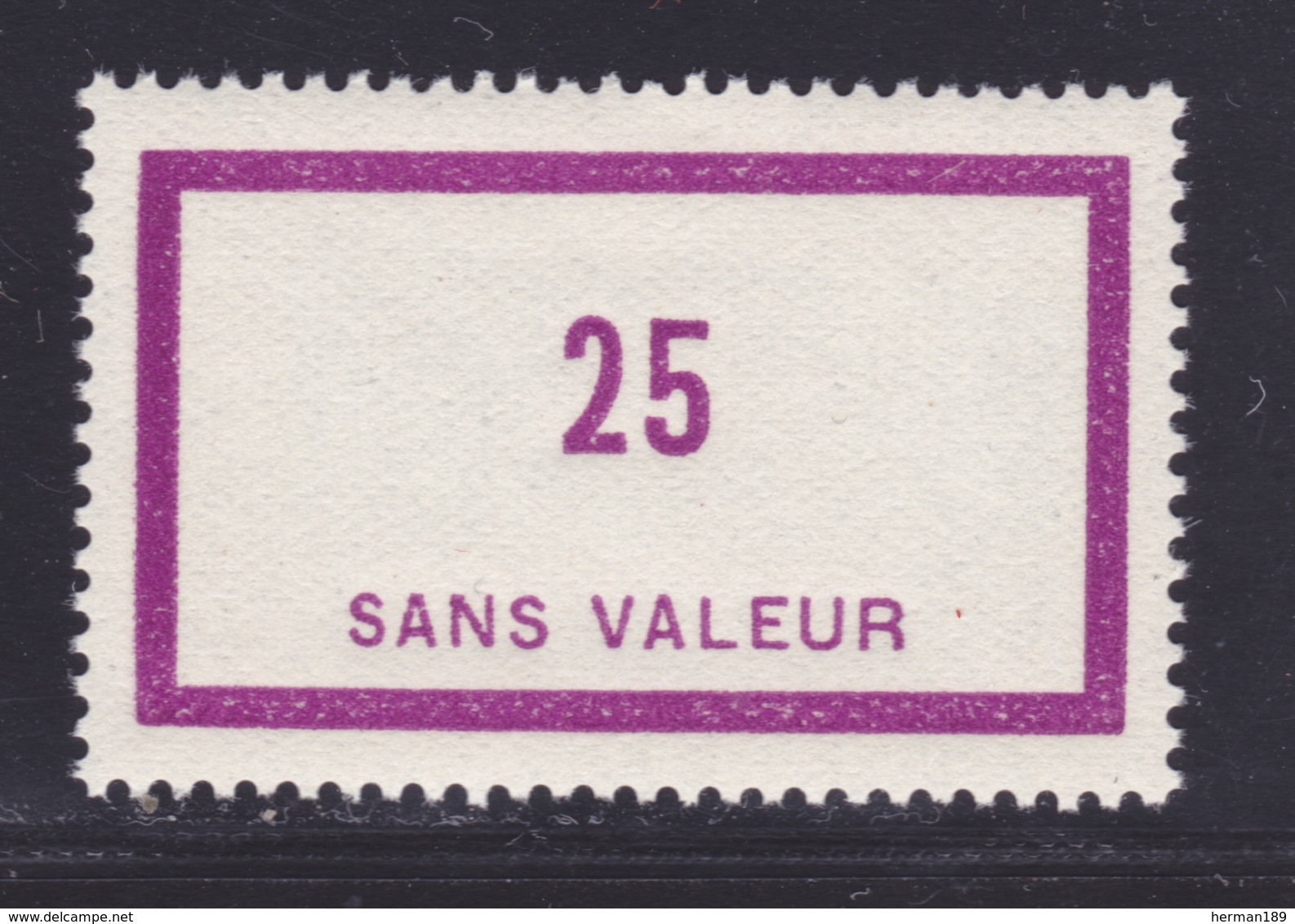 FRANCE FICTIF N°  F58 ** MNH Timbre Neuf Sans Charnière, TB - Fictifs