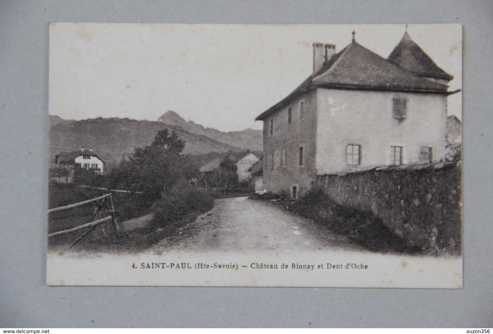 Saint-Paul-en-Chablais (Haute-Savoie), Château De Blonay Et Dent D'Oche - Autres & Non Classés