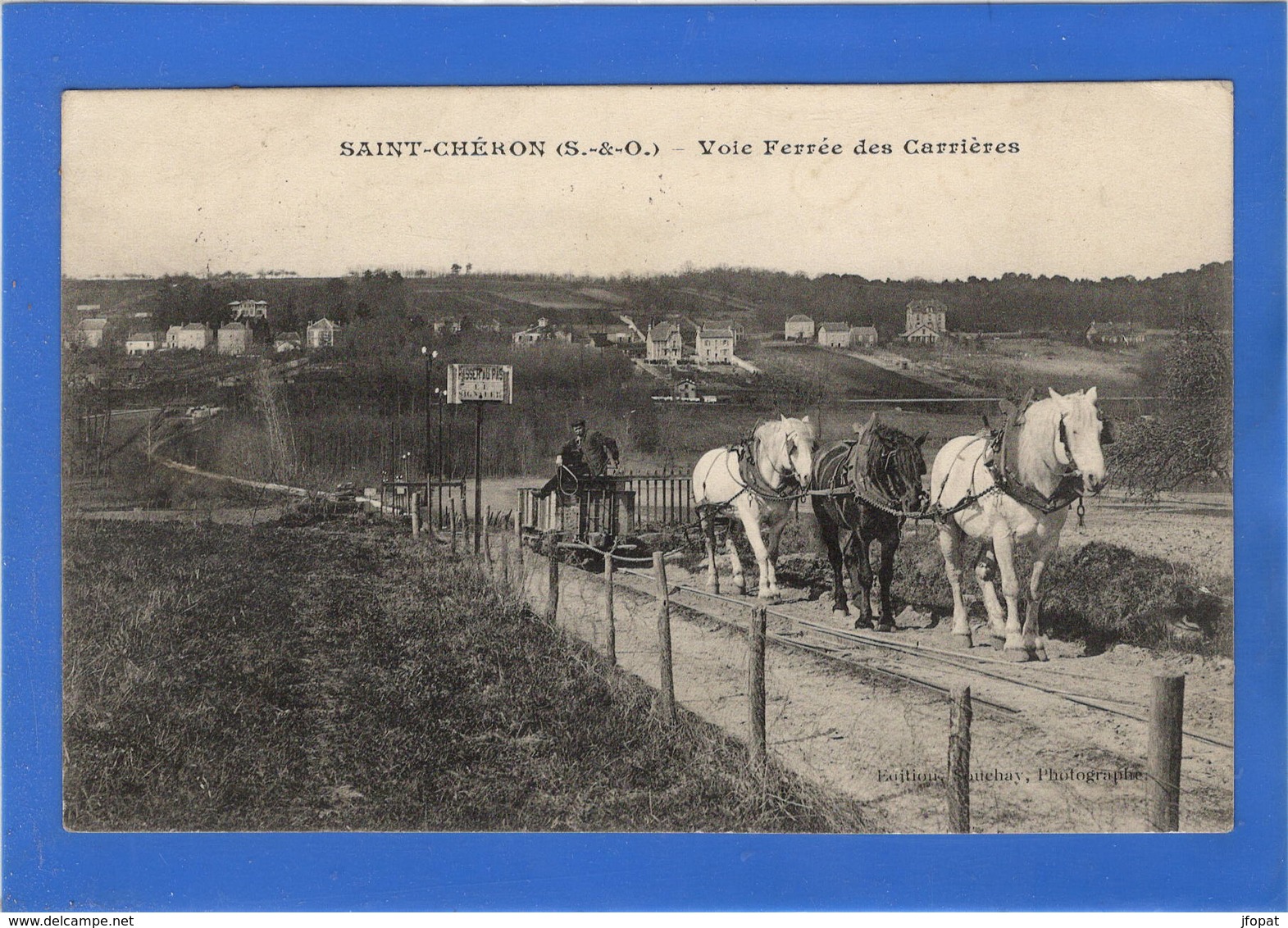 91 ESSONNE - SAINT CHERON Voie Ferrée Des Carrières (voir Descriptif) - Saint Cheron