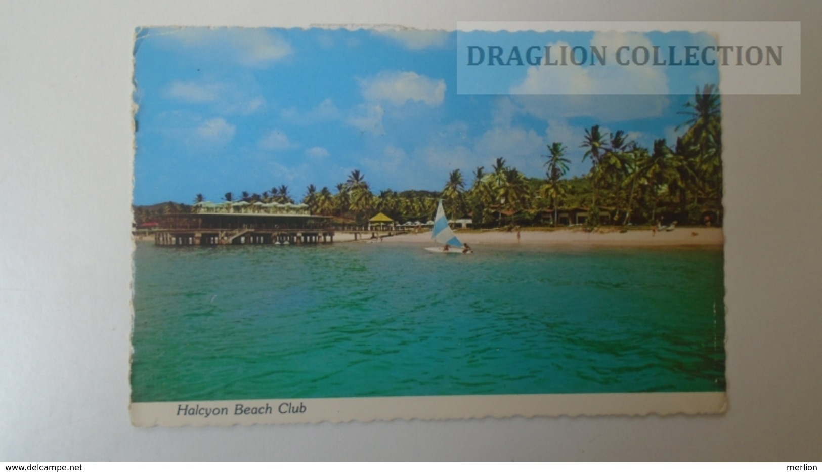 D164756 The Caribbean - Saint Lucia - Halcyon Beach Club - 1979 -stamps Birds - Sainte-Lucie