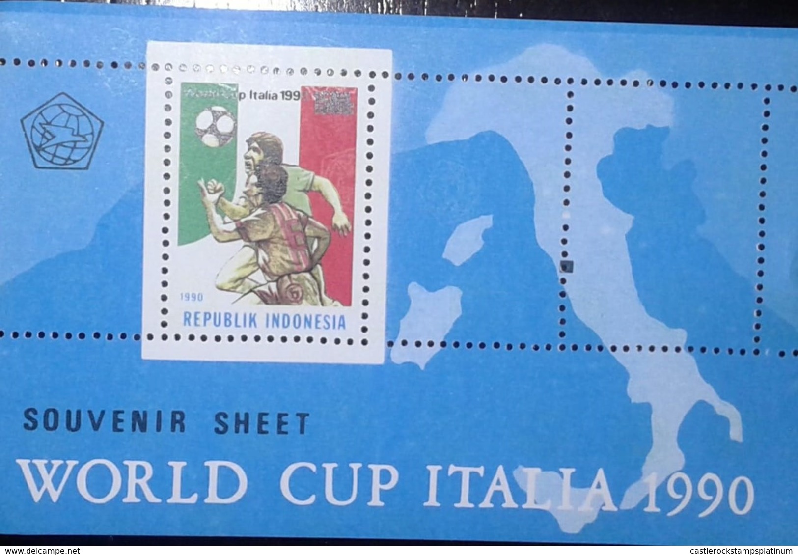 O) 1990 INDONESIA, WORLD CUP SOCCER CHAMPION SHIP ITALY 1990 - SCT 1435, MNH - Indonesia