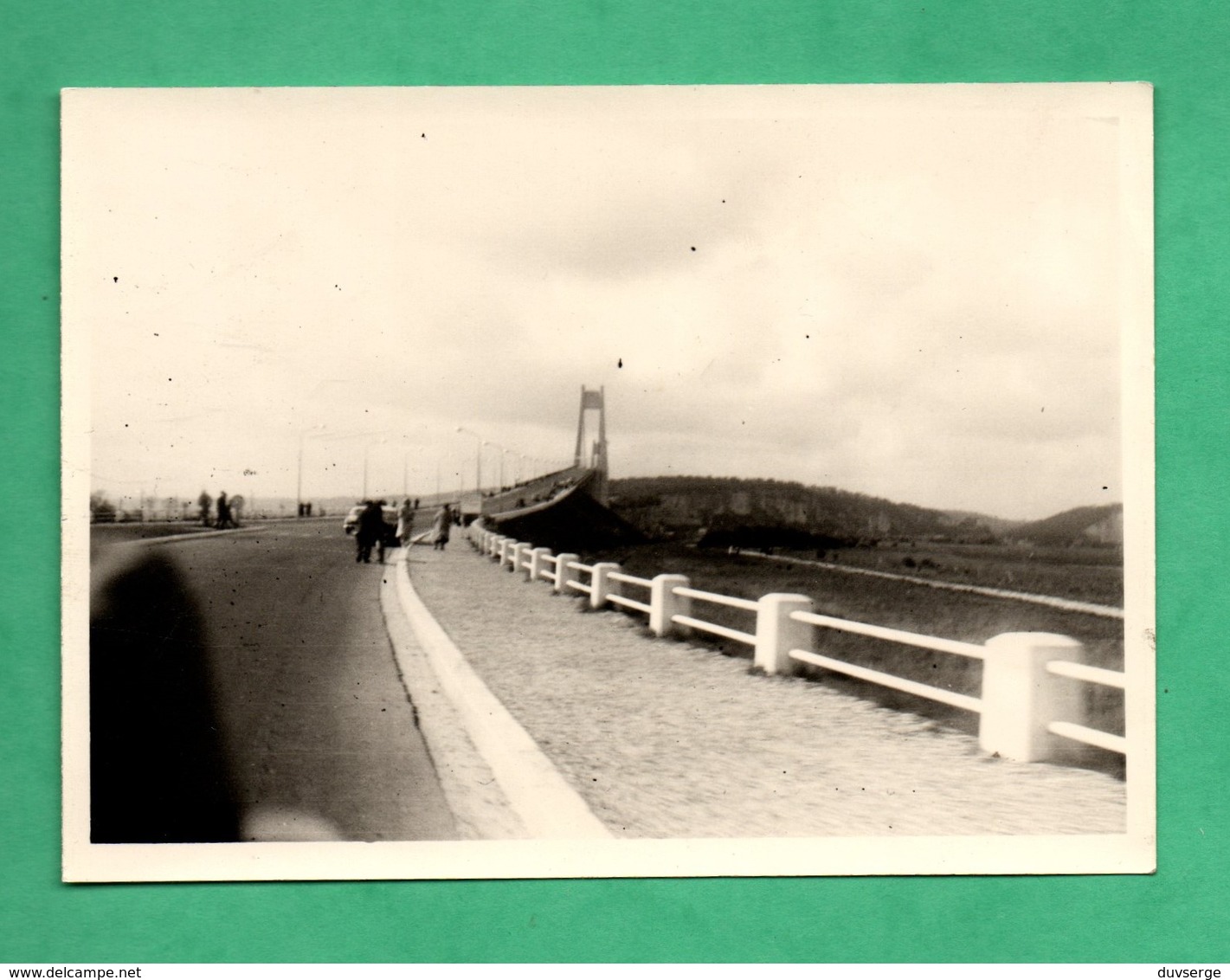 Photographie  Pont De Tancarville Photo Format 8,7cm X 12cm - Lieux