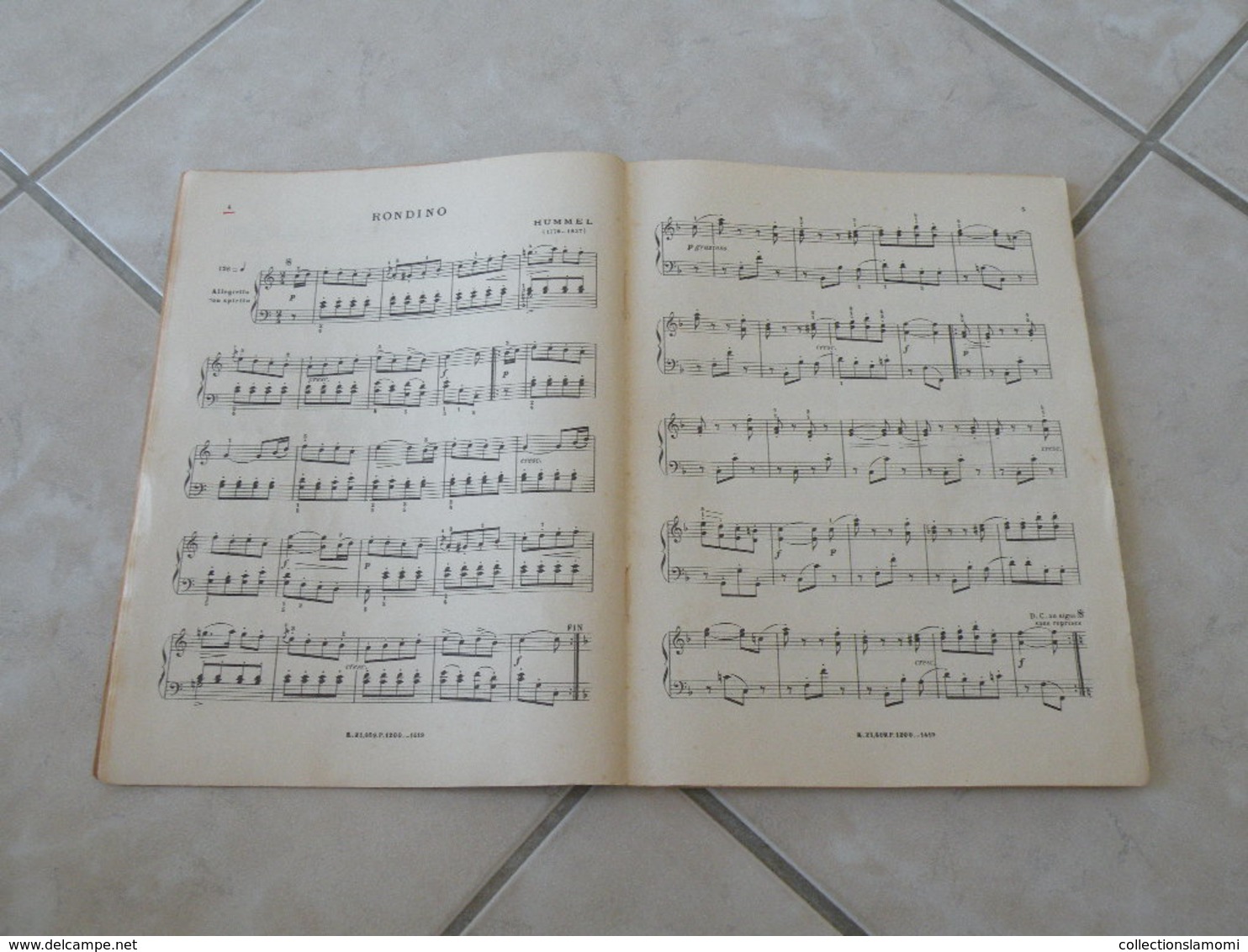 Les Classiques Favoris du Piano -(Voir les photos table des 40 titres )- Livre de Partition 106 pages